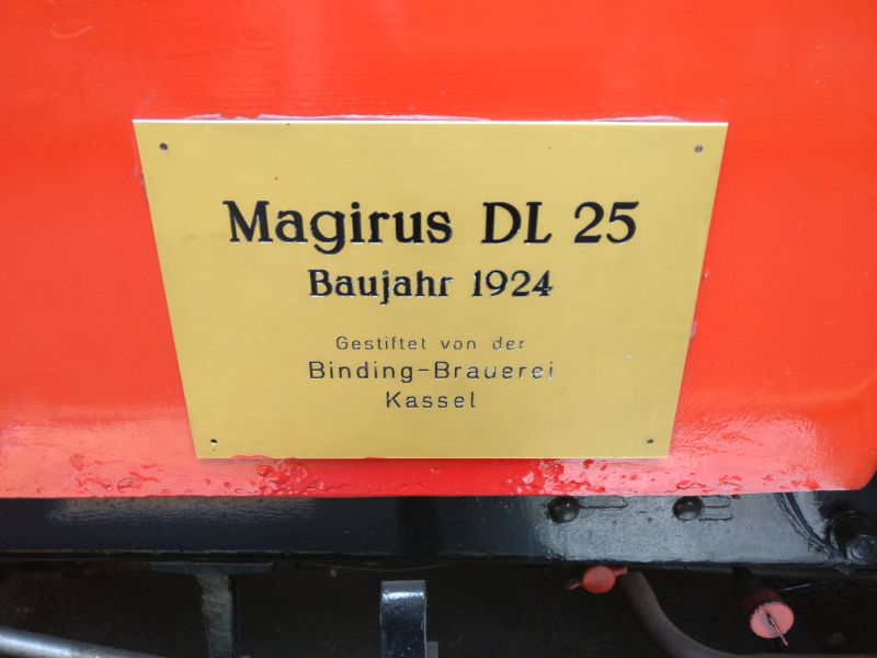 Foto der Magirus Drehleiter DL 24 im Technik Museum Kassel TMK am 30. September 2017