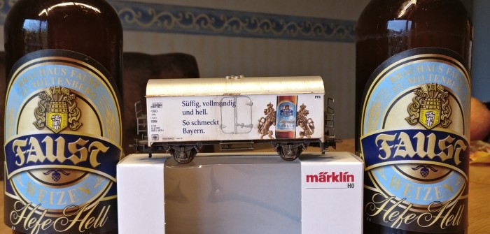 Märklin 4415.619 Kühlwagen „Bayrisch HELL“, Sondermodell für Spielwaren Hegmann, Großheubach, Auflage: 400 Stück.