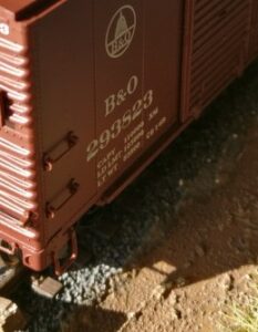 Trix 24902-07: B&O Double Door Boxcar, Wagennummer 293823