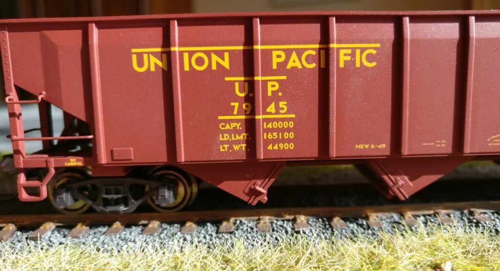 Schriftzug Union Pacific und Wagennummer / Car No. 7945