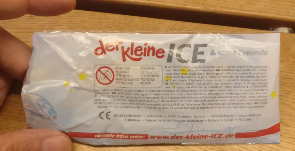 "Nick Nachtzug" aus der Serie "Der kleine ICE" der DB.