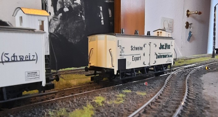 Güterwagen "Jac.Vos Schweine-Export" aus dem Set Märklin 48922  "Fleischtransport"