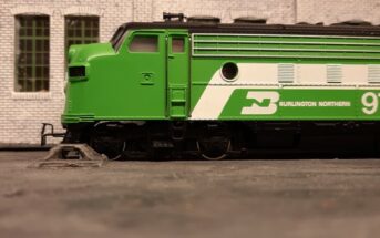 Meine jüngste Beute auf ebay: die Märklin 3181 US-Diesellok EMD F7 "Burlington Northern", A-Unit motorisiert