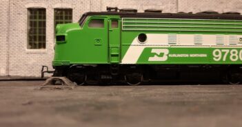 Meine jüngste Beute auf ebay: die Märklin 3181 US-Diesellok EMD F7 "Burlington Northern", A-Unit motorisiert