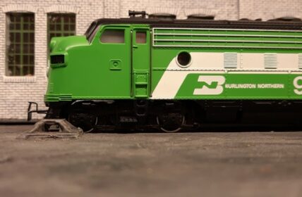 Meine jüngste Beute auf ebay: die Märklin 3181 US-Diesellok EMD F7 "Burlington Northern", A-Unit motorisiert