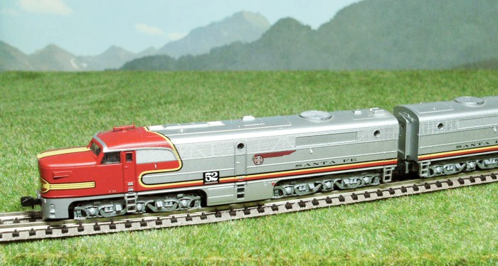 Die Life-Like 7049 Alco PA-1 "Santa Fe" mit angebrachter Betriebsnummer "52" (Foto: Honischer)