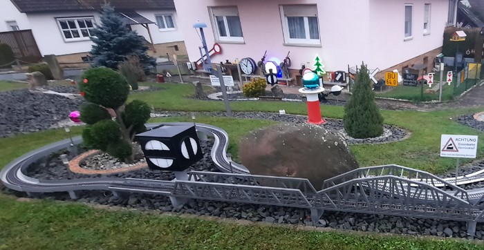 Fotos aus 97717 Aura an der Saale, von der Gartenbahn in Franken