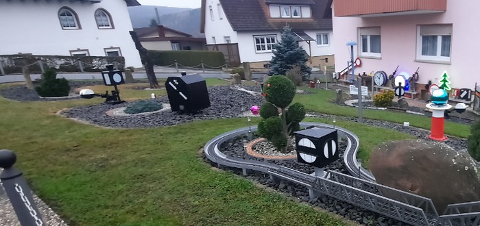 Fotos aus 97717 Aura an der Saale, von der Gartenbahn in Franken