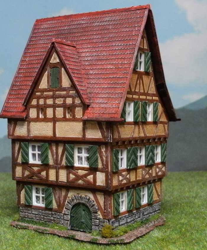 Das fertiggestellte Handwerkerhaus (WIAD 1037b). (Foto: Honischer)