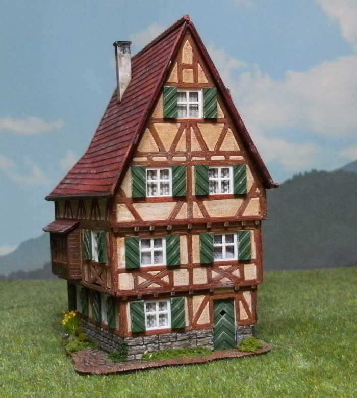 Das fertiggestellte Handwerkerhaus (WIAD 1037b). (Foto: Honischer)