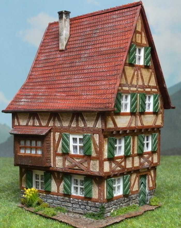 Das fertiggestellte Handwerkerhaus (WIAD 1037b). (Foto: Honischer)