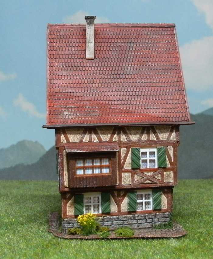 Das fertiggestellte Handwerkerhaus (WIAD 1037b). (Foto: Honischer)