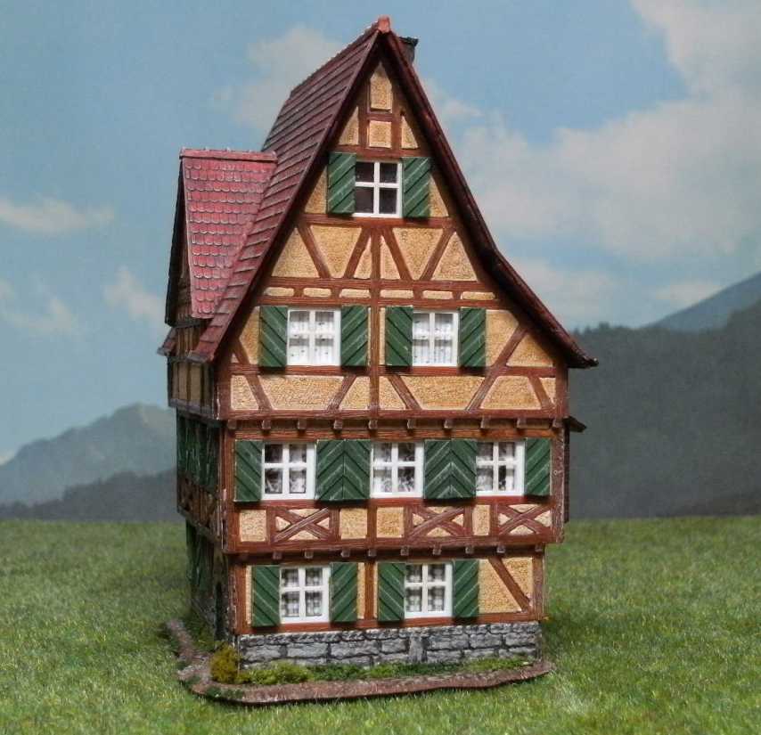 Das fertiggestellte Handwerkerhaus (WIAD 1037b). (Foto: Honischer)