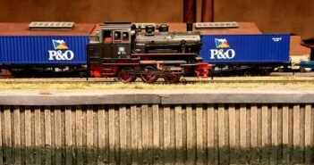 Fleischmann 5239 Containerwagen „P&O“ Lgjs 598 der DB