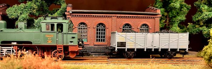 Ein Märklin 4895 offener Güterwagen der K.Sächs.Sts.E.B. - einer meiner Lieblinge