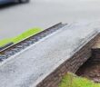Der Bahnsteig in Eschau-Mönchberg
