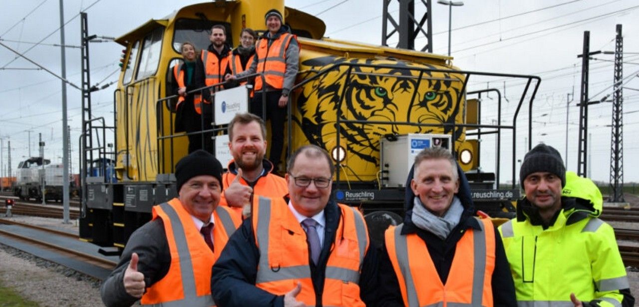 Erfolgreiche Automatisierung der Rangierprozesse im JadeWeserPort (Foto: JadeWeserPort)