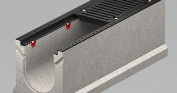 Neue Schwerlastrinne PowerDrain Beton: Robust, frostbeständig, effizient und (Foto: ACO GmbH)