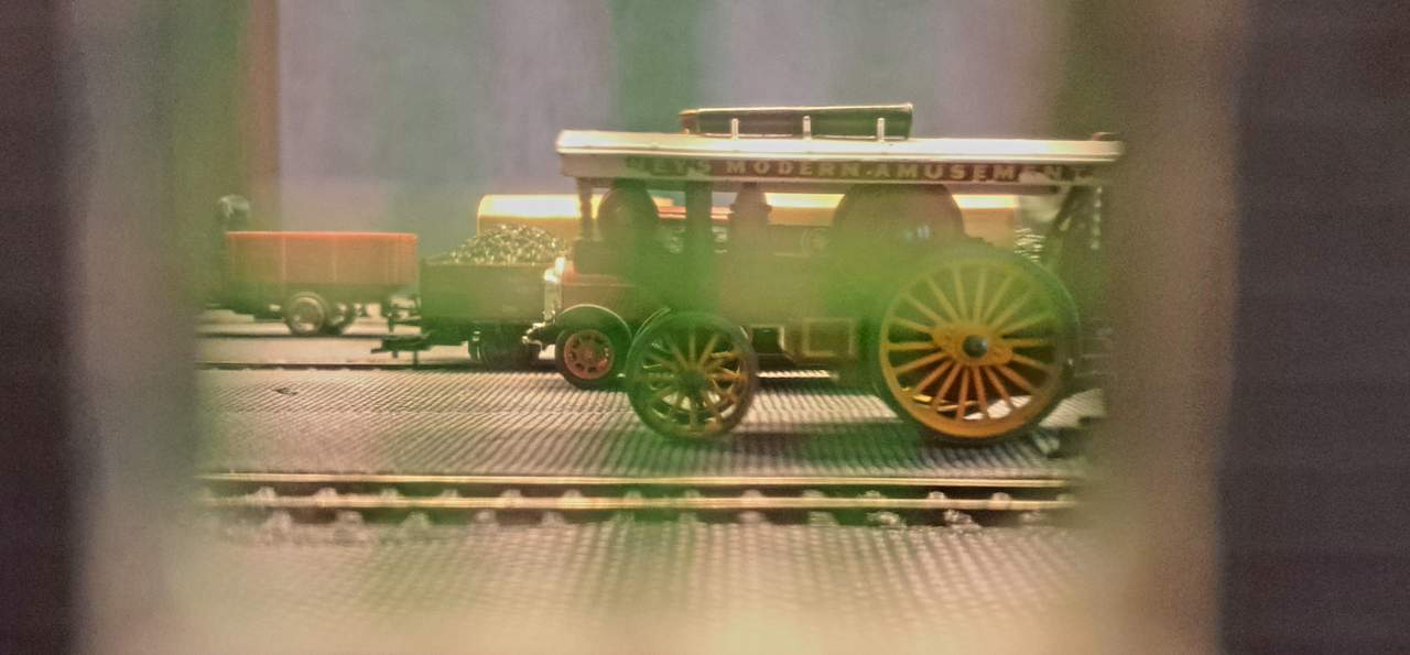 A view from the warehouses behind the harbour railway, looking out upon the shunting operations beyond.